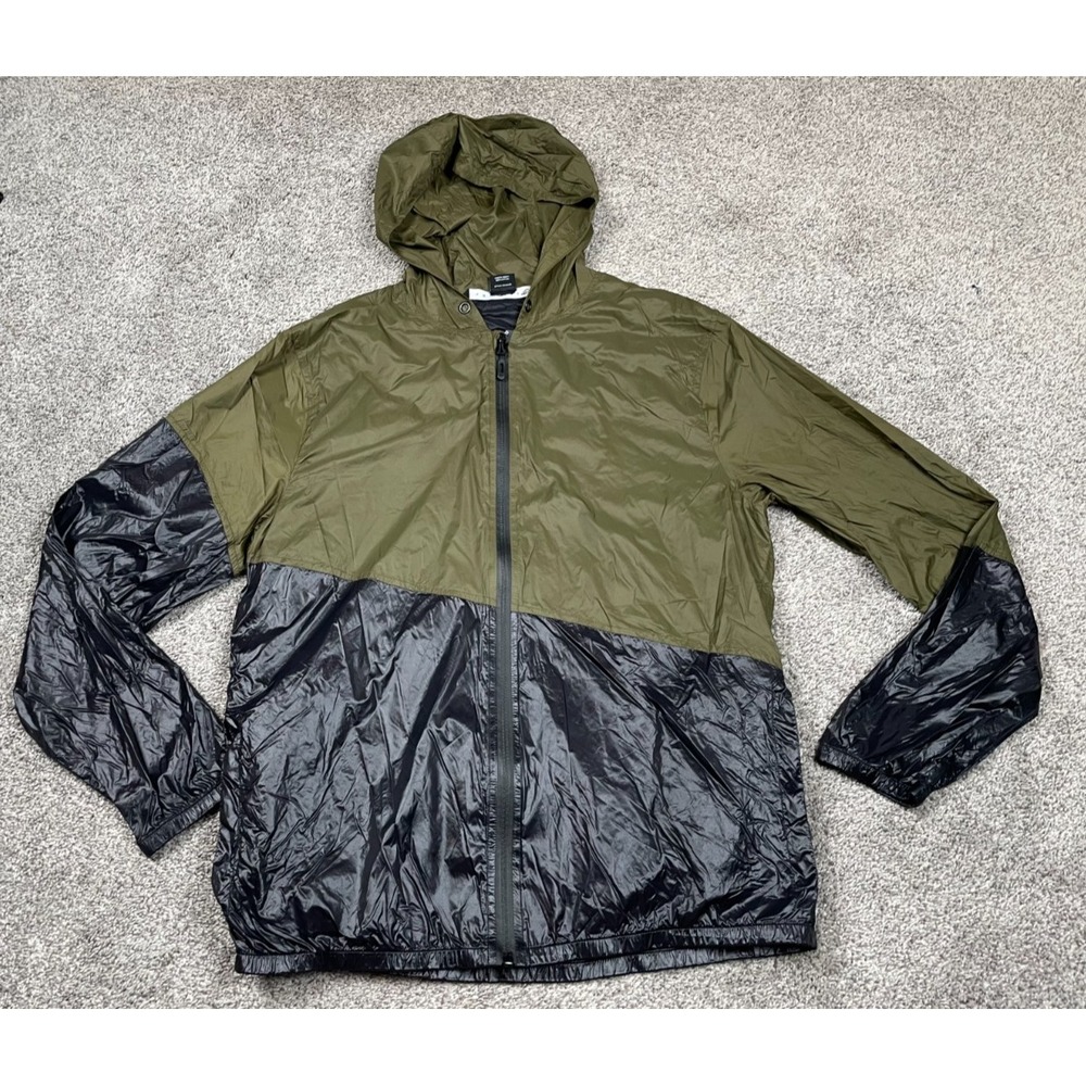 Industry Jacket Womens Medium Packable Full Zip Hood Lightweight Softshell Hike